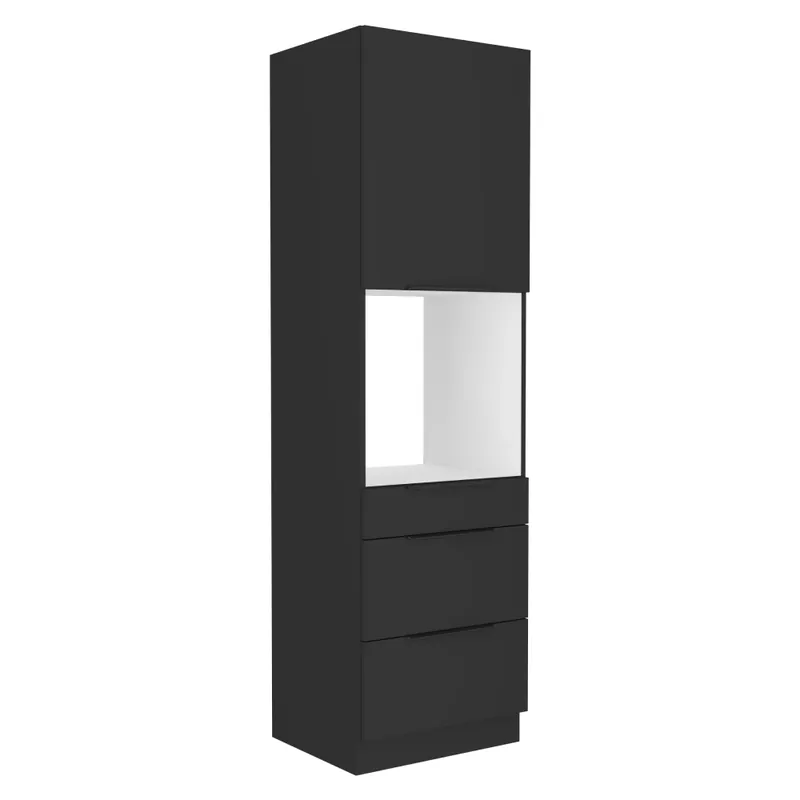 Dulap înalt pentru cuptor încorporabil, negru, SIBER 60 DPS-210 3S1F | Produs popular