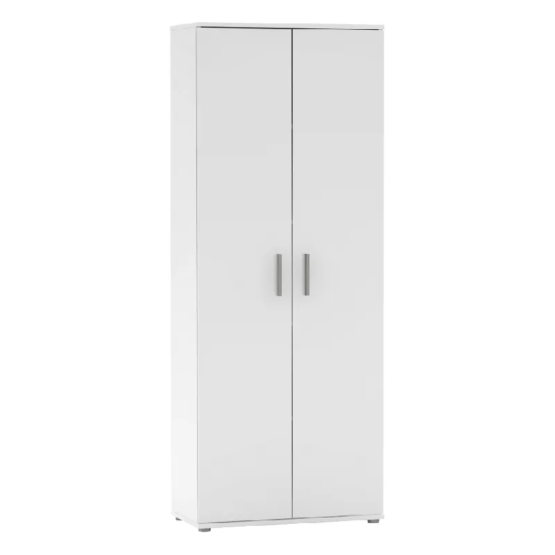 Dulap, poliţe, două uşi, alb, SERVO TIP 6 | Reducere extra