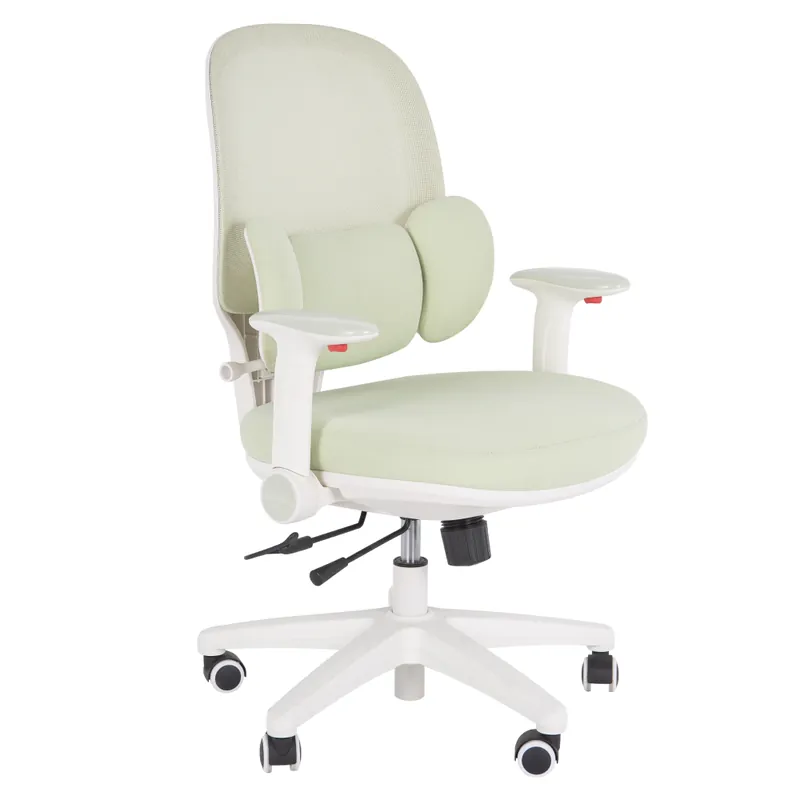 Scaun pivotant, verde/alb, TRESA | Oferta zilei