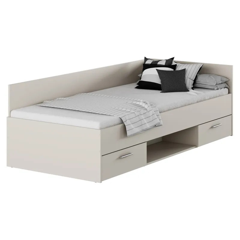 Reducere specială | Pat, 90x200, caşmir, BOAT