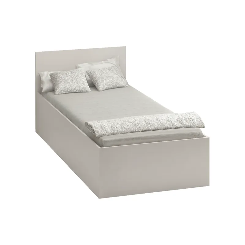 Plată securizată - Pat cu somieră metalic şi spaţiu de depozitare, 90x200, caşmir, DOLI