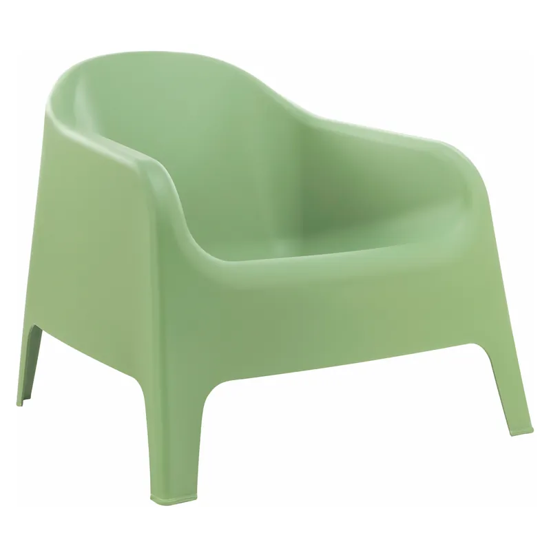 Scaun stivuibil, verde, plastic, SOKRA NEW - Noutate în catalog