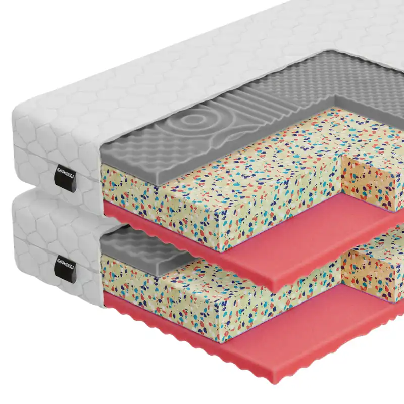 Outlet | Saltele, set de 2 buc., 18 cm, 80x200 cm, ARONY