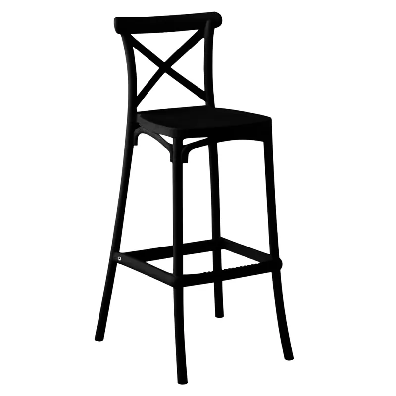 Scaun de bar, negru, SAVITA TYP 2 | Produs de top