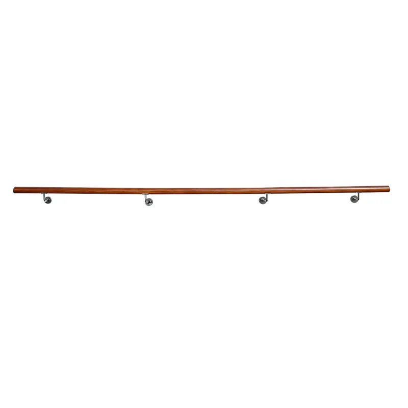 Bară/balustradă, lemn masiv, maro, 300 cm, MANEL TYP 5 | Stoc limitat
