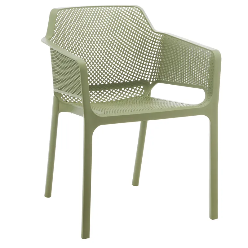 Fotoliu stivuibil, verde, LAVTON | Calitate premium