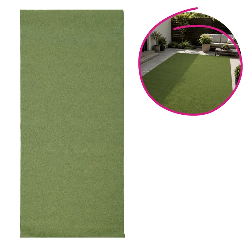 Comandă acum | Covor de iarbă artificială, 133x300 cm, verde, DAMOR TYP 1