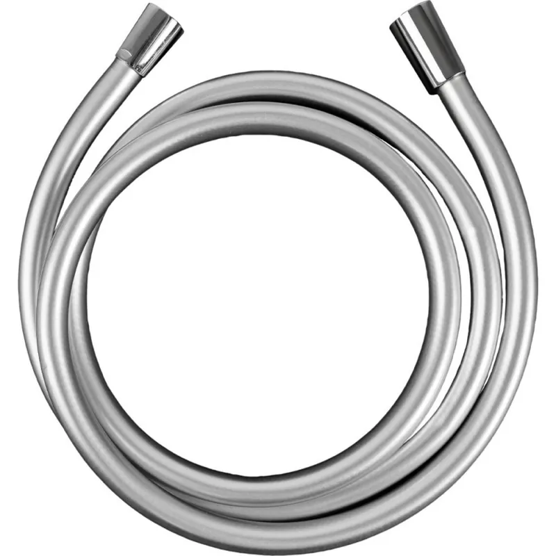 Selecție premium | Furtun de duș din PVC, 1,5 m, argintiu mat