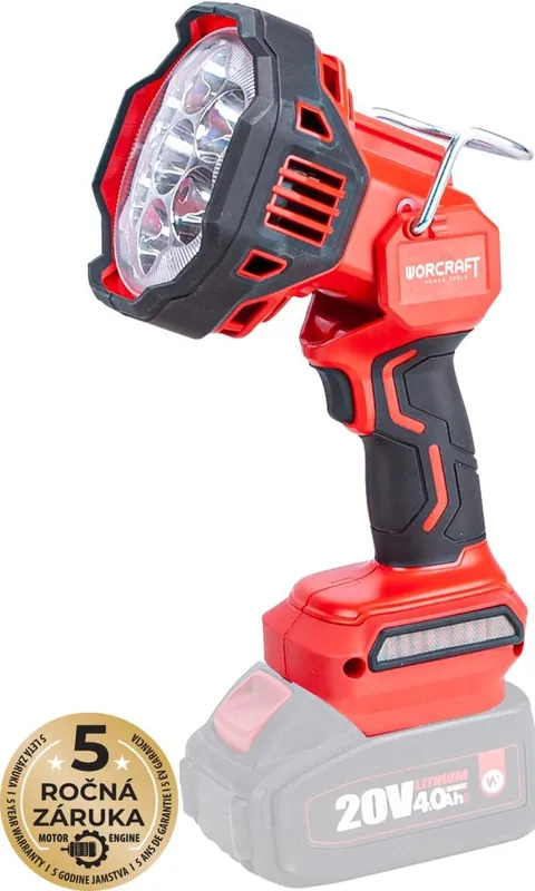 Spotlight Worcraft CLED-S20Li-30WB ShareSYS, 20V Li-ion, portabil, 30 W, 800/1500/2500 lm - Preț de ofertă