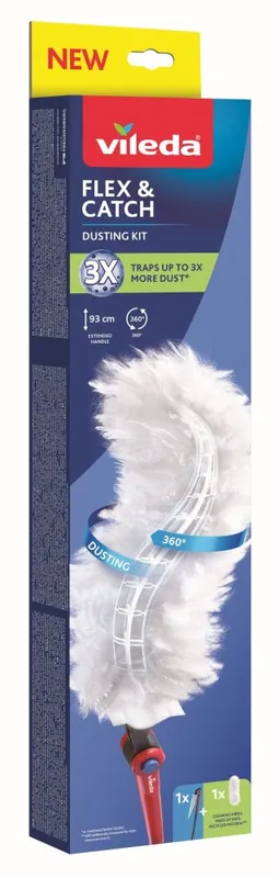 Colector de praf Vileda Flex&Catch, cu durată lungă de viață | Produs de top