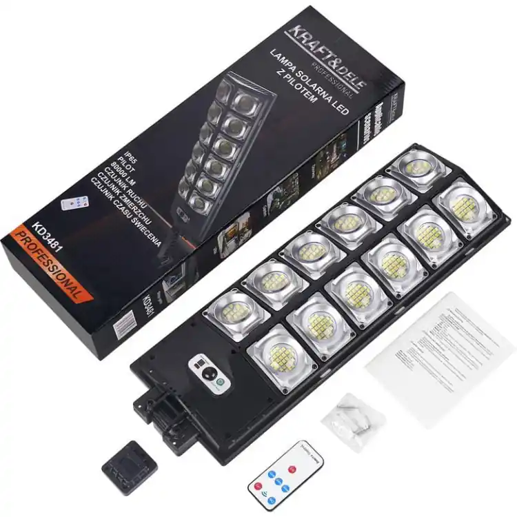 Lampă solară LED cu telecomandă KD3481 - Recomandare