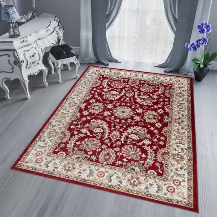 Ofertă pentru o perioadă limitată | Covor roșu cu model vintage