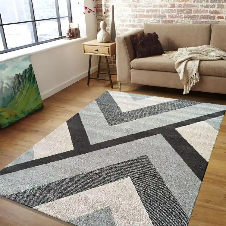 Covor cu un model modern colorat - În tendințe