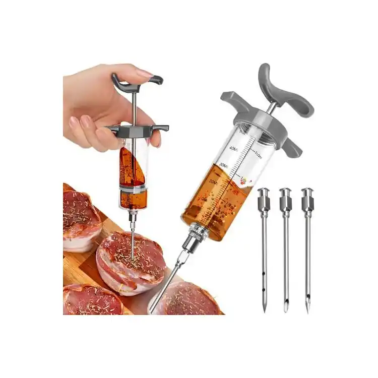 Injector de carne + 3 ace | Cumpărături sigure