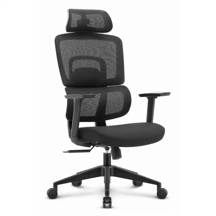 Direct din fabrică - Scaun de birou negru HELLS CHAIR HC-1051