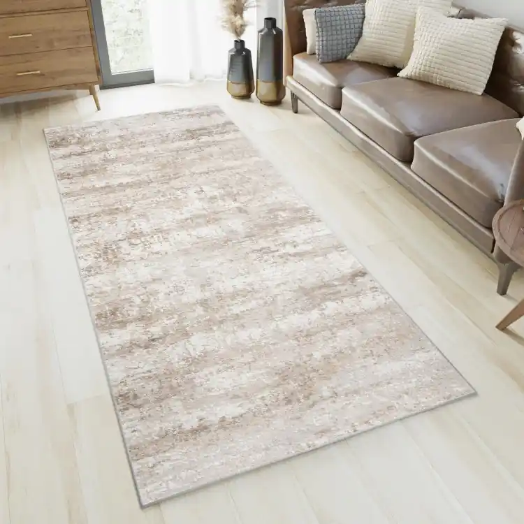 Covor bej cu model | Direct din fabrică