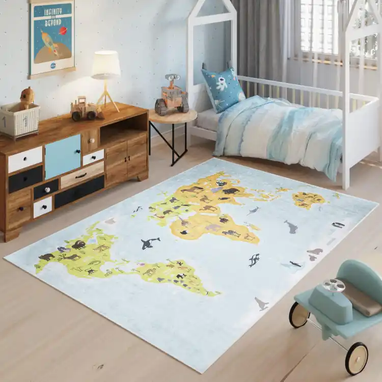 Covor pentru copii cu motiv animal - Calitate premium