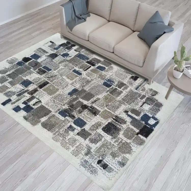 Produs recomandat | Covor multicolor cu model geometric