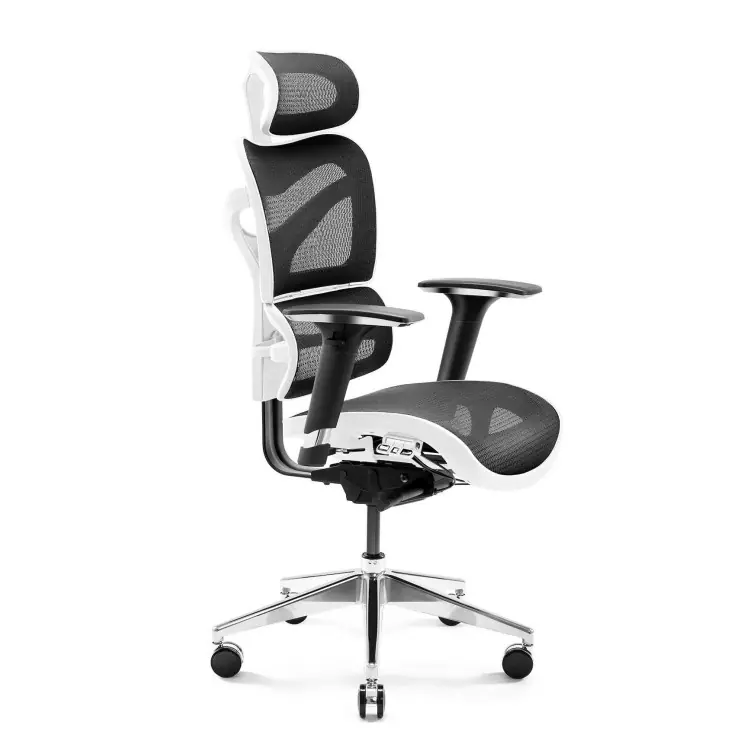 Reducere extra - Scaun ergonomic Diablo V-COMMANDER alb și negru