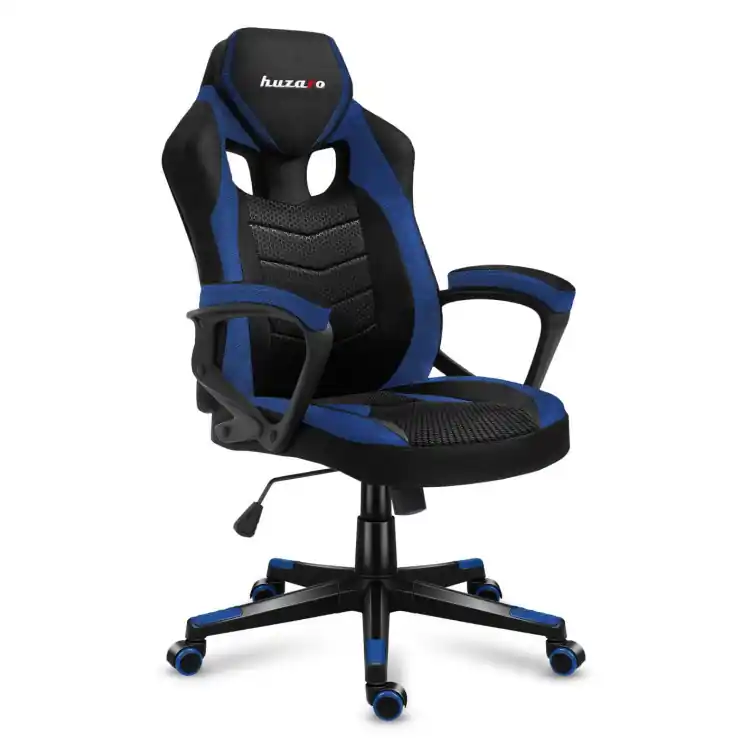 Scaun de joacă Huzaro culoare albastru-negru FORCE 2.5 BLUE MESH | Preț avantajos