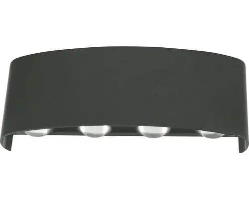 Aplica Cu Led Integrat Ray C 8w 680 Lumeni, Pentru Exterior Ip44, Negru - Reducere exclusivă