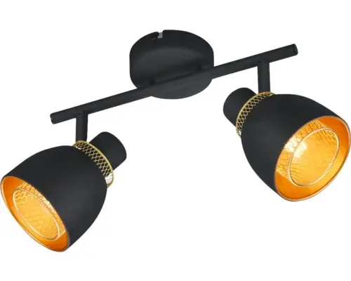 Aplica Punch E14 Max. 2x10w, Negru Mat | Calitate de top