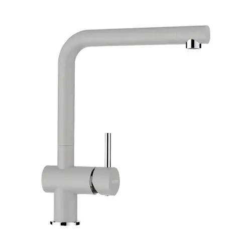 Baterie bucatarie monocomanda Epos, pipa inalta, cartus ceramic, Cristalite Croma | Calitate premium