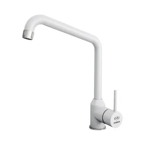 Livrare expres - Baterie bucatarie monocomanda Impact, pipa inalta, cartus cu disc ceramic 40 mm, aerator, gri granit deschis