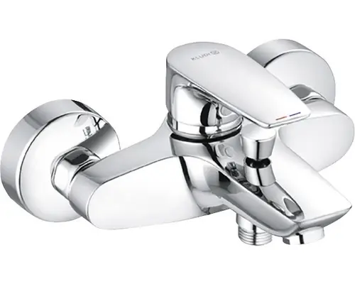 Ultima lansare - Baterie cada/dus Kludi Pure&Solid, DN 15, monocomanda, cartus ceramic, Crom