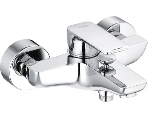 Favoritul clienților | Baterie cada/dus Kludi Pure&Style, monocomanda, cartus ceramic, Crom