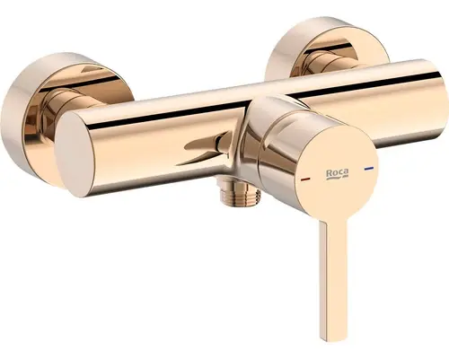 Baterie dus monocomanda Roca Naia rose gold | Produs nou