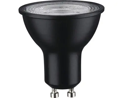 Selecție premium | Bec Led Spot Paulmann Gu10 7w 460 Lumeni 12v, Lumina Neutra, Negru