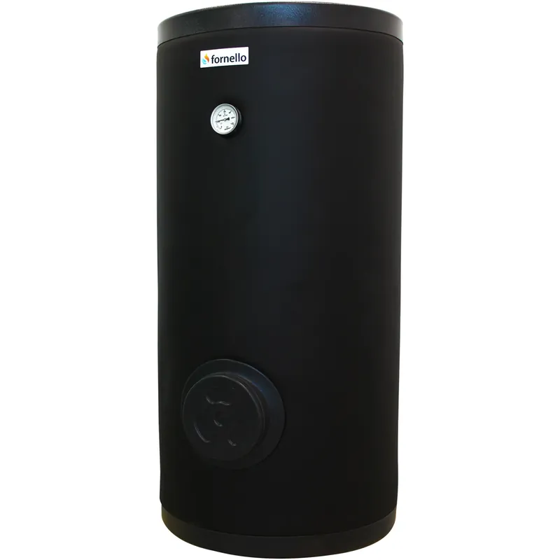 Boiler cu o serpentina Fornello SOL 200 LT 1S, 200 litri, pentru centrala termica si solar, montaj pe sol, izolatie termica, manta de protectie, flansa de vizitare | Noutate în ofertă
