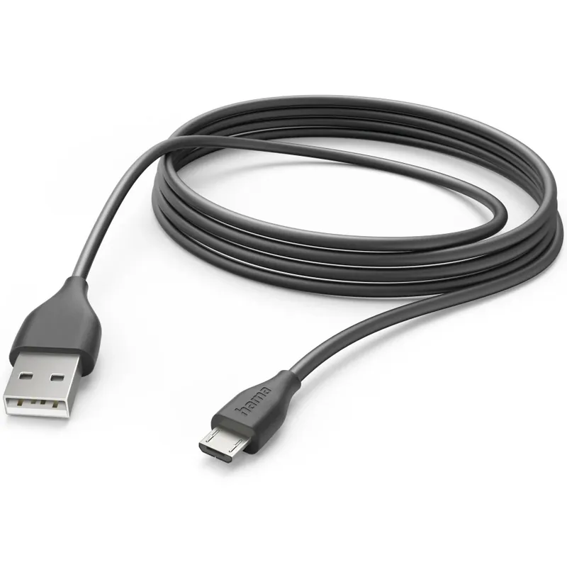 Preț special online - Cablu Incarcare Hama, USB-A - micro USB, 3m, Negru