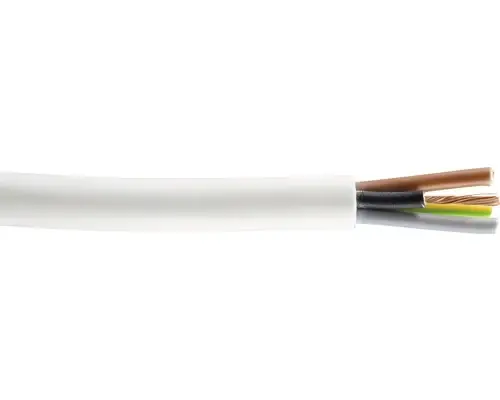 Promoție - Cablu Myym (H05vv-f) 4x1 Mm² Alb, Inel 25m