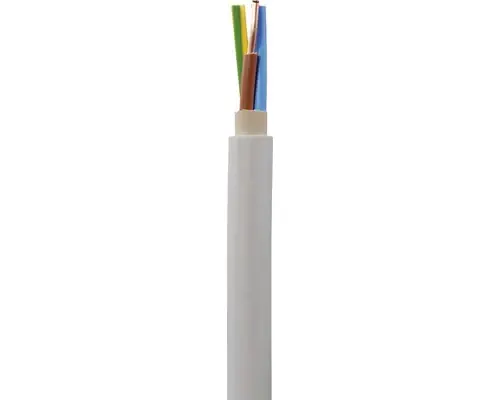 Noutate în catalog - Cablu Nym-j 3x1, 5 Mm² Gri, Inel 10m, Manta Din Pvc Conform Din Vde 0281-1