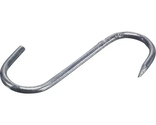 Carlige Tip S Cu Varf Ascutit Dresselhaus 4x80 Mm Otel Zincat, 20 Bucati | Ultimele bucăți