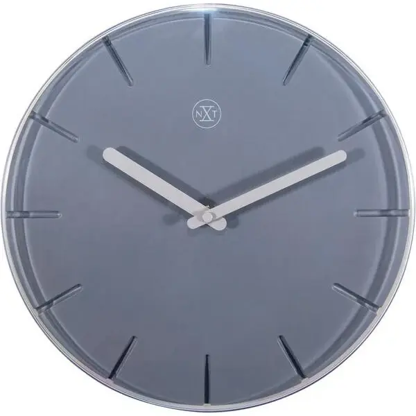 Ceas de perete NeXtime Sweet, 29.5cm, gri | Reducere specială
