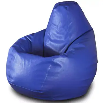 În stoc - Fotoliu BeanBag BeanBag BM0572, Груша из глянцевой экокожи Max, XL, Синий