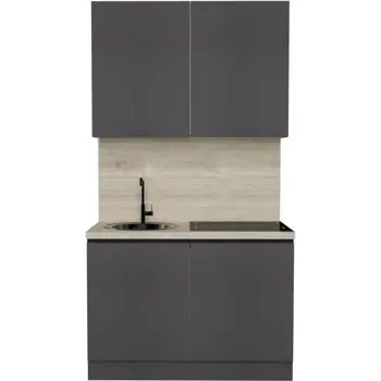 Promoție - Mobilă pentru bucatarie ArtFlame GOLA Storm Grey (1.2 m.l.)
