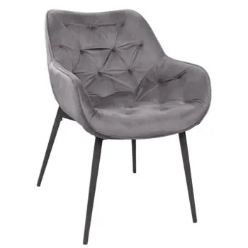 Scaun Deco Lotus Stofa Grey - Preț avantajos