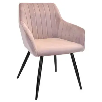 Ofertă promoțională | Scaun Deco DC-1936 Iris Pudra+Black