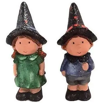 Decor pentru grădină Promstore 45096 Halloween Мальчик / Девочка 26cm - Ofertă flash