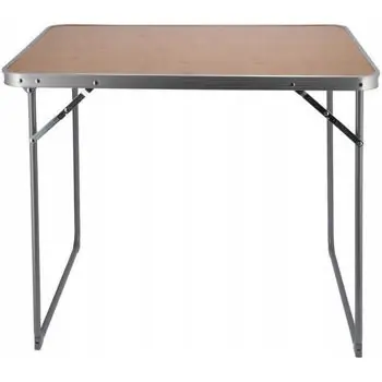Mobilier pentru camping Jumi OM-992238 pliabil cu blat maro 70x80x60 | Outlet