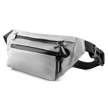 Geantă de talie Helmet YQM Waist Bag, Grey - Favoritul clienților
