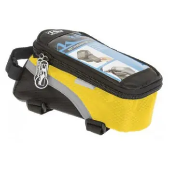 Calitate excelentă | Geantă pentru bicicletă M-Wave Rotterdam Top L top tube bag yellow