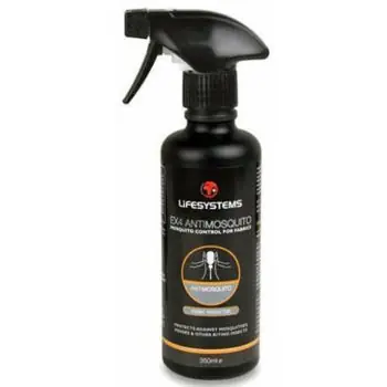 Calitate premium | Accesoriu pentru camping Lifesystems EX4 AntiMosquito for Fabrics 350 ml, spray impotriva insectelor