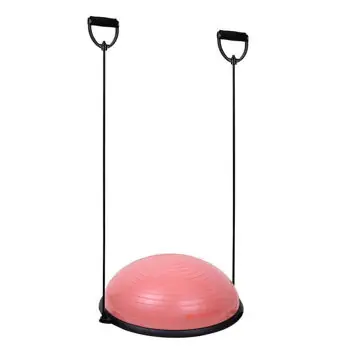 Echipament pentru echilibru inSPORTline 13494 Bosu balansir 57x25cm Uni IN17897-8 cu maneri PINK | Profită acum