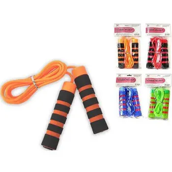 Coardă de sărit Promstore 44424 2.6m с ручками на подшипниках, PVC - În stoc
