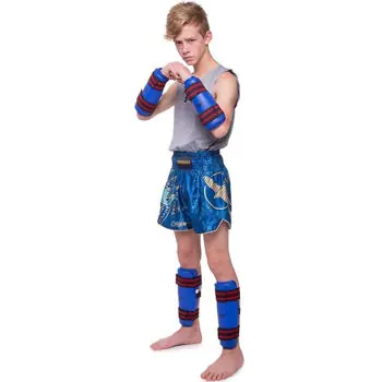 Se poate comanda - Articol de box SUHS 12413 Aparatoare picioare + antebrat pt taekwondo S BO-4382
